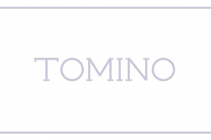 Tomino Font Download