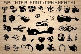 Splinter plus Ornamental icons Font Download