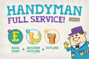 Handyman Full Service Font Download
