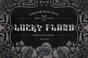Lucky's Tattoo Flash Font Download