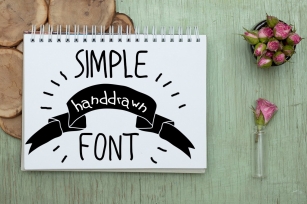 Simple handwritten font Font Download