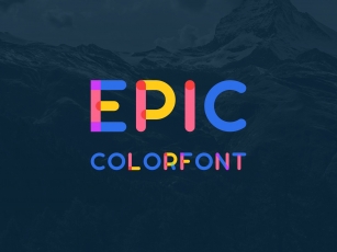 Epic Colorfont Font Download