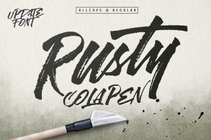 Rusty Cola Pen (Update) Font Download