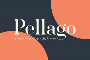 Pellago — Classic 60-Font Serif Font Download