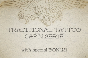 Traditional Tattoo Cap N' Serif Font Download