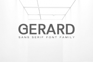 Gerard Sans Serif Family Font Download