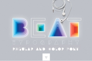 BEAT typography- SVG Color Font Download