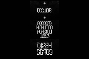 OCCVLTE font Font Download