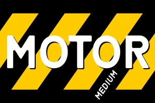 Motor 4F Medium Font Download