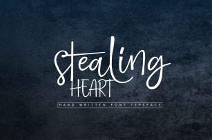 STEALING HEART Script Font Download