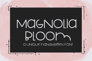 Magnolia Bloom Font Download