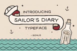 Sailors Diary Tattoo Style Font Download