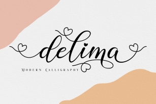Delima // Modern Calligraphy Font Download