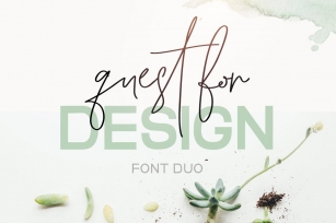 Quest for Design Duo Font Download