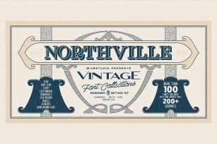 Northville Vintage Collections Font Download