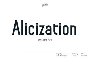 Alicization Font Download
