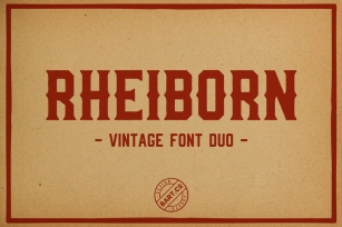 Rheiborn Duo (+ FREE FONT) Font Download