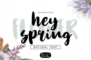 Hey Spring Brush Font Download