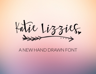 Katie Lizzies Hand Lettering Font Download