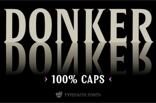 Donker Caps Font Download
