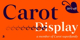 Carot Display Font Download