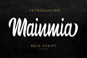 Mainmia Script Font Download