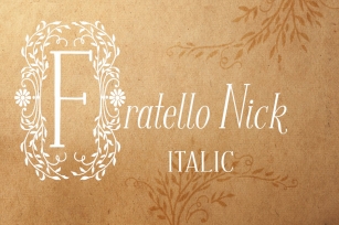 Fratello Nick Italic Font Download