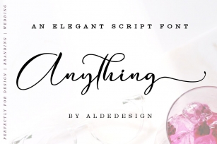 Anything Script || 8 Font Download