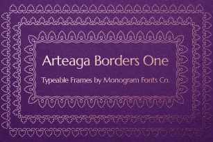 MFC Arteaga Borders One Font Download