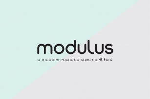 Modulus Font Download
