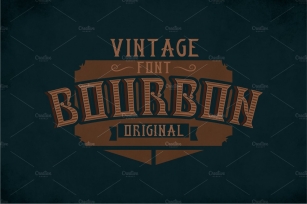 Bourbon Label Typeface Font Download