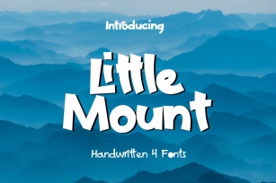 Little Mount // 4 Handwritten Font Download