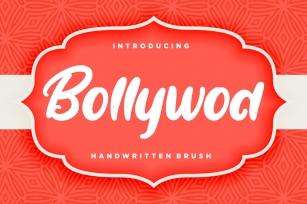 Bollywod Handwritten Brush Font Download