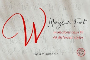 MONOGRAM W Font Download