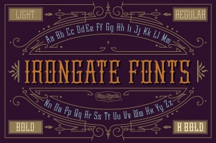 Irongate Bold Font Download