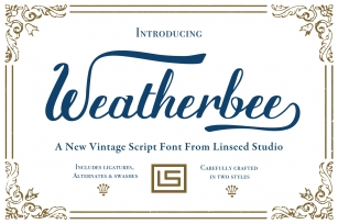 Weatherbee Script Font Download