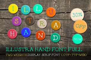 [30% off] Illustra Hand Font Download