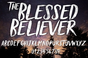 Blessed Believer Typeface Font Download