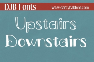 DJB: Upstairs/Downstairs Font Download