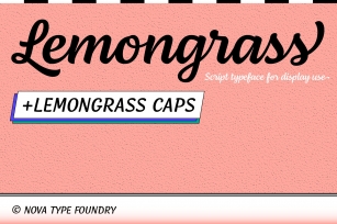 Lemongrass Script Font Download