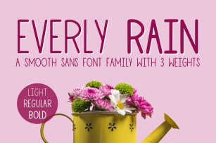 Everly Rain, Sans Serif Font Download