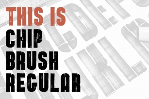 Chip Brush Regular Font Download