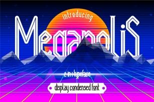 Megapolis typeface Font Download