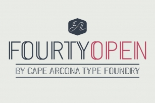 CA Fourty Open Font Download