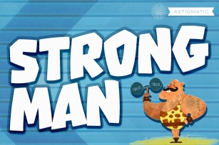 Strongman AOE Font Download