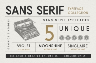 Sans Serif Typeface Collection Font Download
