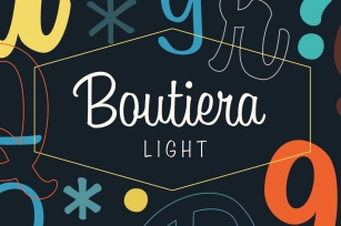 Boutiera Light Font Download