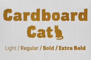 Cardboard Cat Font Download