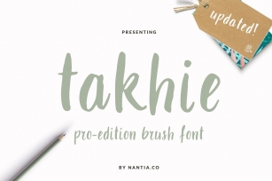 Takhie Pro Font Download