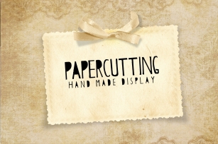 Papercutting Font Download